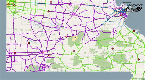 Modot missouri road conditions - The web site mirrors the information shared on the Missouri Department of Transportation’s Traveler Information Map.In addition, drivers can view live traffic camera feeds to see how traffic is moving along the roadway. Drivers can use Gateway Guide to see what incidents or planned road construction may interfere with planned travel, and ... 